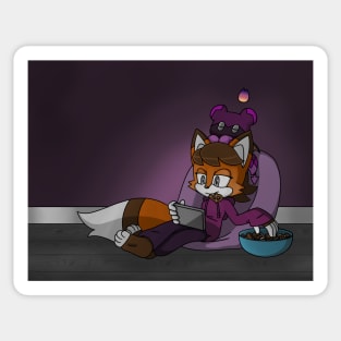 Cinder Chilling Sticker